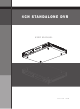 Western Digital 4CH STANDALONE DVR User Manual