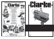 Clarke XRV100 Operation And Maintenance Instructions