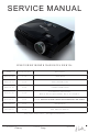 Optoma EX615 Service Manual