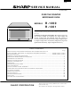 Sharp R-1200 Service Manual
