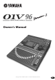 Yamaha O1V96 Owner's Manual