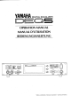 Yamaha DEQ5 Operation Manual