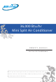 Air-Con Mini Split Air Conditioner Owner's Manual