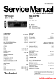 Technics SA-DX750 Service Manual