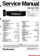 Technics SA-EX100 Service Manual