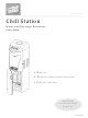 Chill Station Water and Beverage Dispenser User Manual