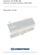 Crestron CH-DIM4-D9 Operation Manual