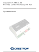 Crestron CH-HREL8-D6 Operation Manual