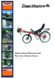 HP Velotechnik Street Machine Gte 2008 Operating Manual And Service Instructions