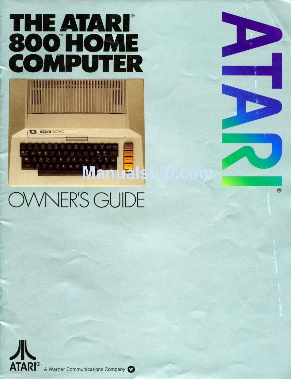 ATARI 800 OWNER'S MANUAL Pdf Download | ManualsLib