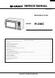 Sharp R-240C Service Manual