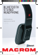 Macrom M-HPB30.B User Manual