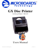MicroBoards Technology GX Disc Printer User Manual