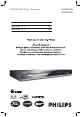 Philips DVDR3570H User Manual
