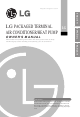 LG Packaged Terminal Air Conditioner/Heat Pump Owner's Manual
