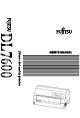 Fujitsu DL7600 User Manual