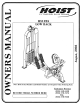 Hoist Fitness HS1225 Owner's Manual