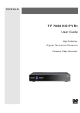 Topfield TF 7000 HD PVRt User Manual