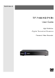 Topfield TF 7100 HD PVRt User Manual