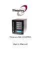 Thecus N4100PRO User Manual