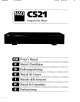 NAD C521 Owner's Manual