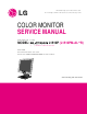 LG Flatron L1510P Service Manual