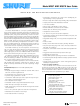 Shure M367 User Manual