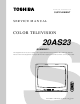 Toshiba 20AS23 Service Manual