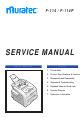 Muratec F-114 Service Manual