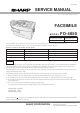 Sharp FO-4650 Service Manual