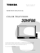 Toshiba 30HF66 Service Manual