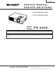 Sharp PG-A20X Service Manual
