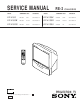 Sony KP-41S5 Service Manual