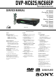 Sony DVP-NC625 Service Manual