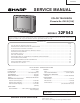Sharp 32F543 Service Manual