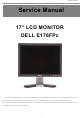 Dell E176FPc Service Manual