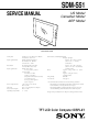 Sony SDM-S51 Service Manual