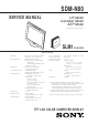 Sony SDM-N80 Service Manual