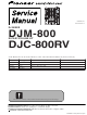 Pioneer DJM-800 Service Manual