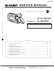 Sharp VL-A110U Service Manual