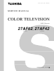 Toshiba 27AF62 Service Manual