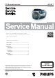 Philips AZ1017 Service Manual
