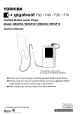 Toshiba Gigabeat F60 Owner's Manual