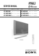 Sony KF-50SX300 Service Manual