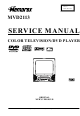 Memorex MVD2113 Service Manual