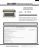 Sharp R-1512 Service Manual