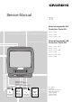Grundig TVR 5500 series Service Manual