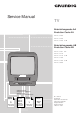 Grundig TVR 3710 GB Service Manual