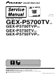 Pioneer GEX-P5700TV/UC Service Manual
