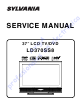 Sylvania LD370SS8 Service Manual